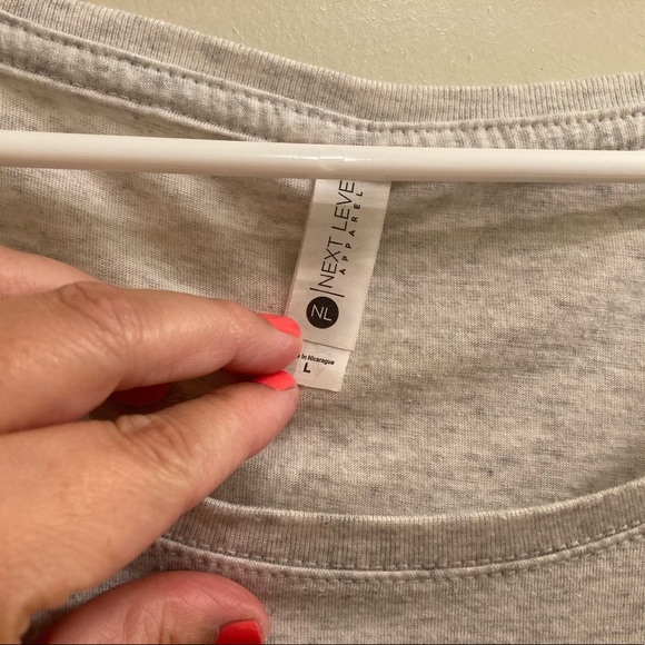 Next Level from ModCloth, size large cute tee 🖤 - Picture 4 of 5